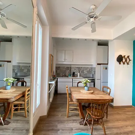 Casa Blue 2ch 3 Lits 2mn A Pieds Vieux Port Et Lägenhet *