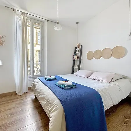 Casa Blue 2ch 3 Lits 2mn A Pieds Vieux Port Et Lägenhet